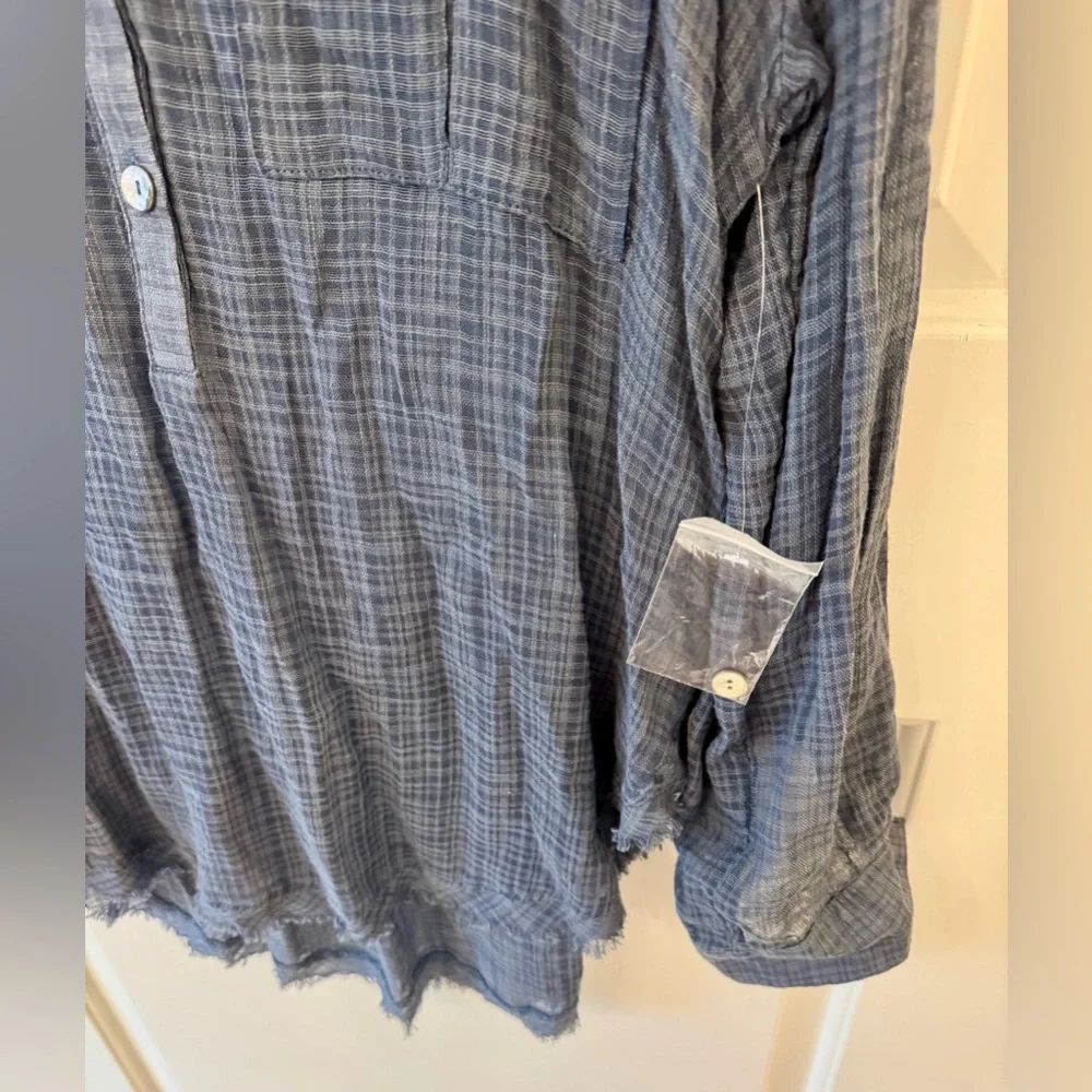 NWOT Free People Talk To Me Blouse